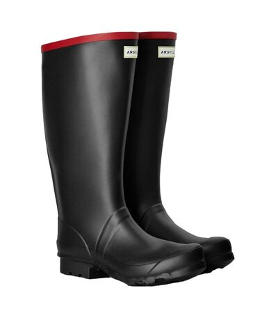 Mens Argyll Mid Cut Wellington Boots Black Hunter