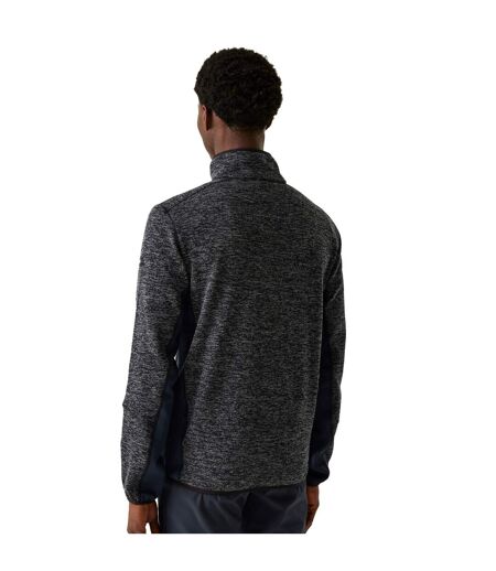 Mens Baslinn Marl Full Zip Fleece Jacket Navy Navy Regatta