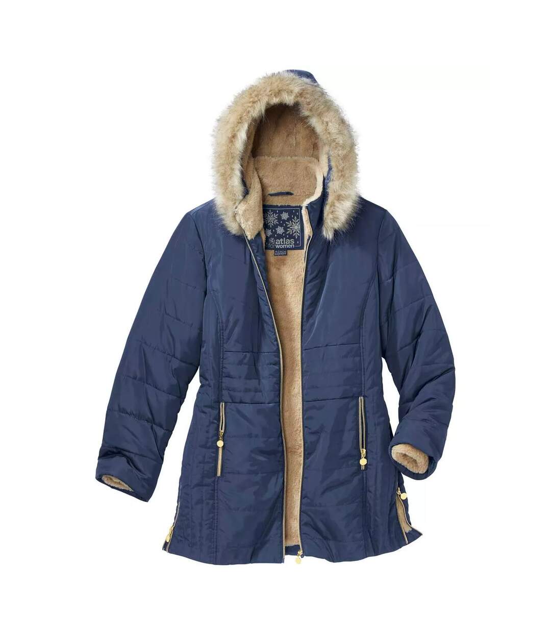 Doudoune matelassée femme bleu marine Atlas for Women-1