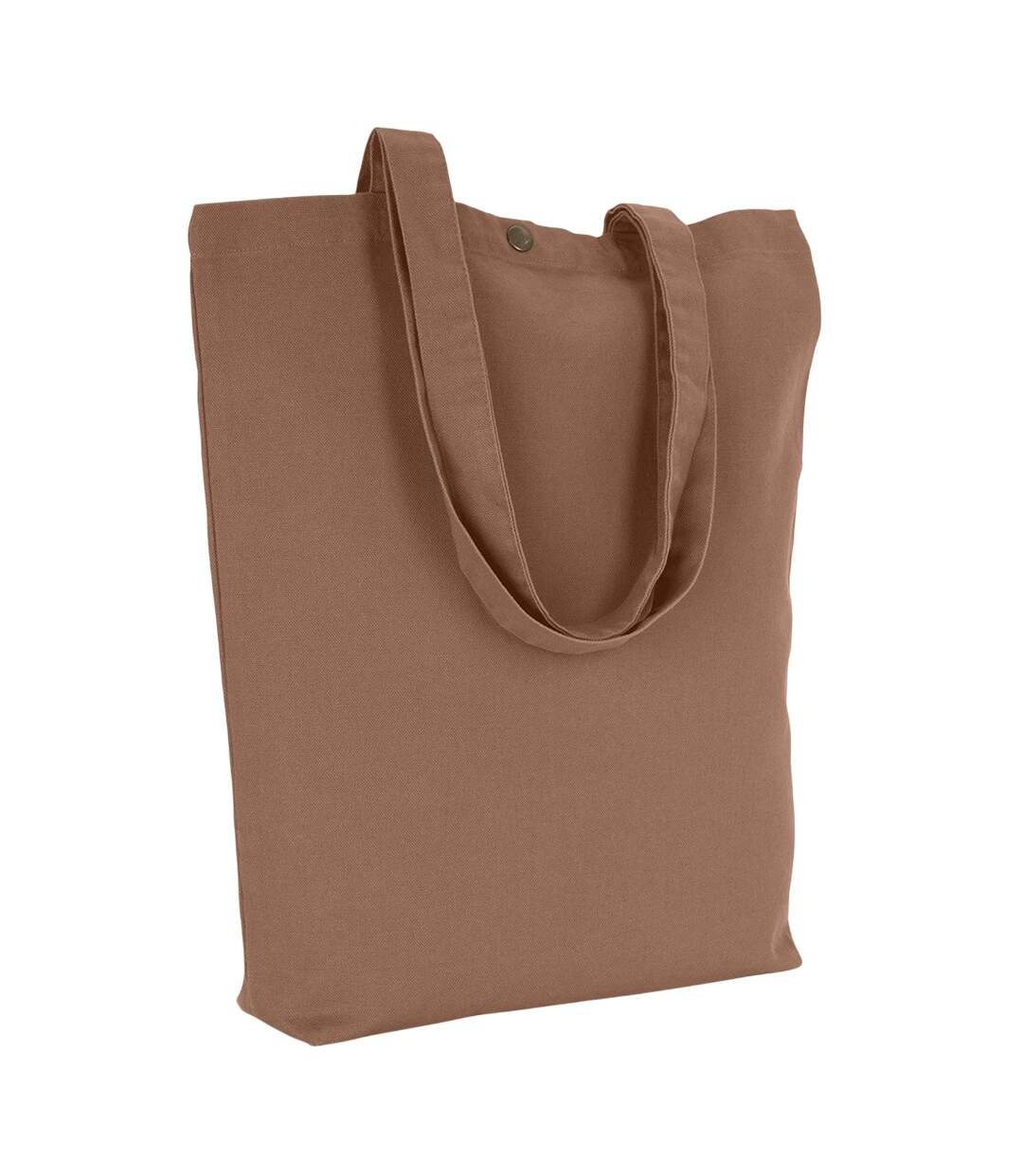 Tote Bag Taille Unique Marron Orangé Kimood-4