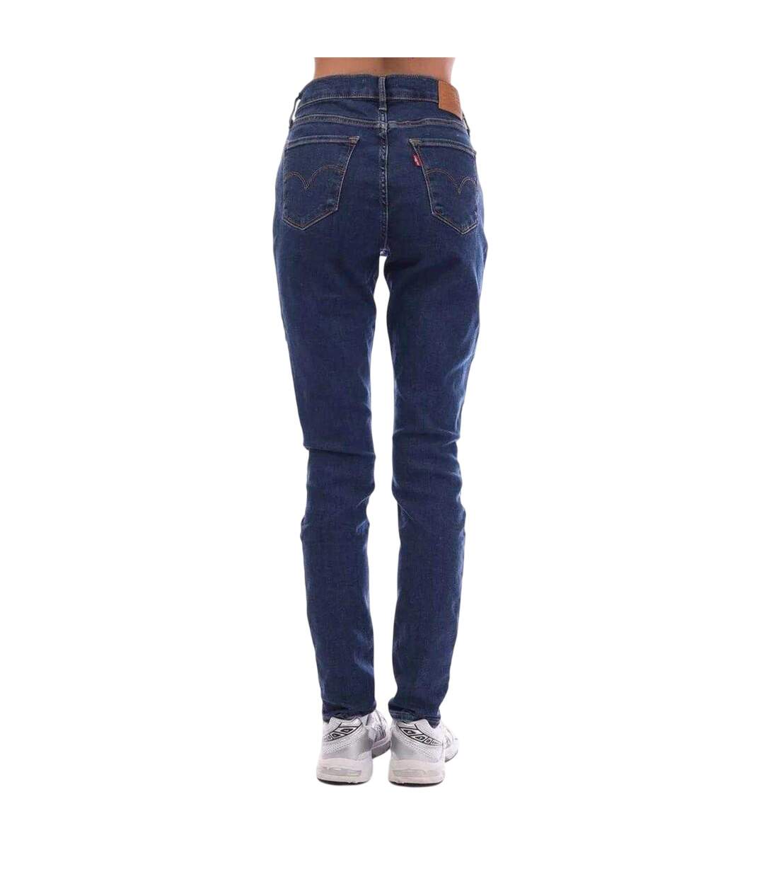 Womens/ladies Denim Skinny Jeans Light Stonewash Levis-2