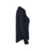 Womens/ladies polycotton fitted long-sleeved shirt french navy Russell Collection-3