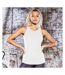 Just Cool Girlie Fit Sports Ladies Vest / Tank Top Arctic White AWDis-1