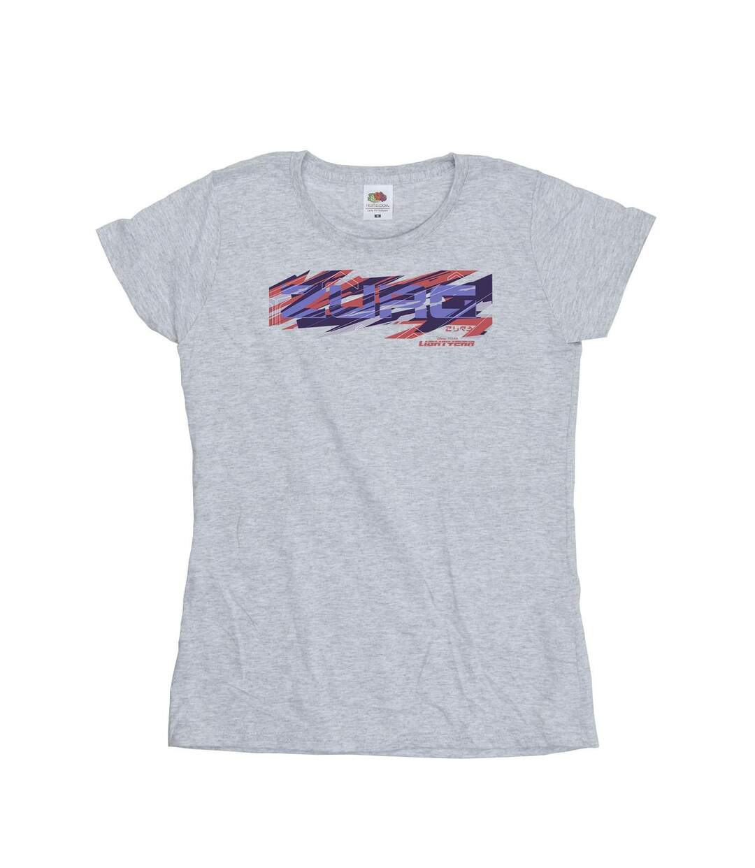 Disney Femme/Ladies Lightyear Zurg Graphic Title Cotton T-Shirt (Gris sportif) - UTBI29096-1