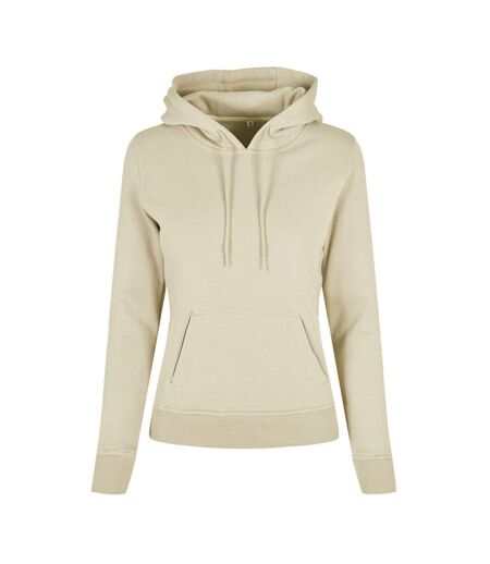 Sweat À Capuche Femme Jaune Pâle Build Your Brand