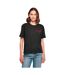 T-shirt Femme/femme Three In A Row Trois En Ligne Noir Miss Tee-1