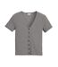 Womens/ladies Striped T-shirt Vanilla Levis-2