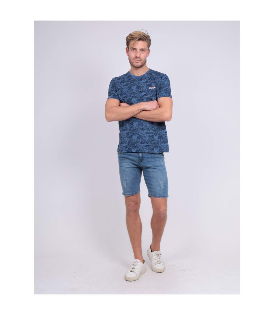 T-shirt col rond pur coton motifs NOMERIC-4