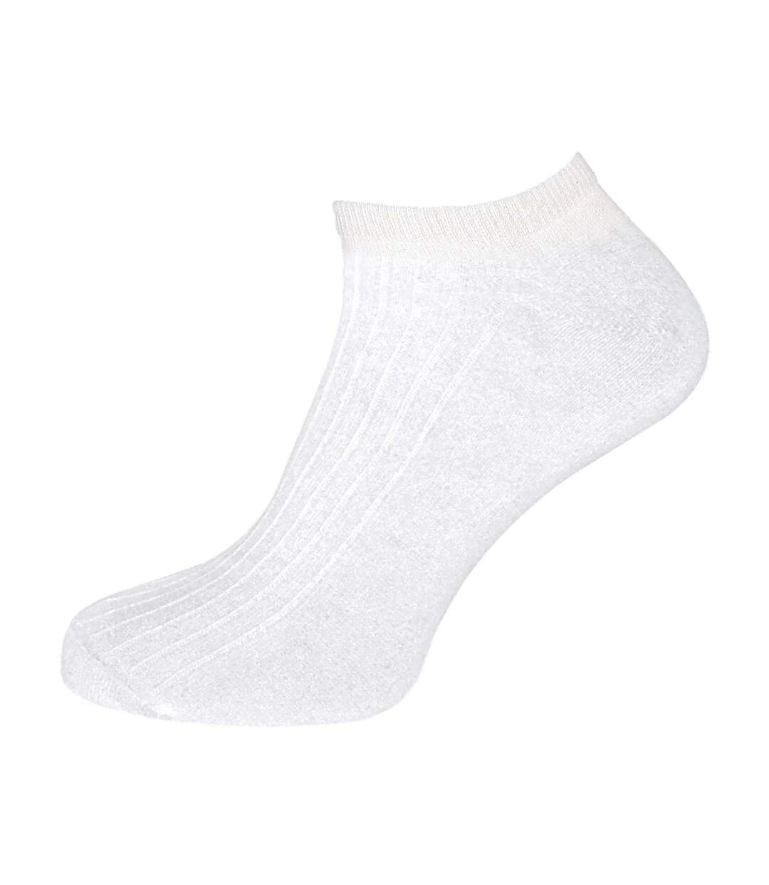 6 Pack Ladies Ankle Low Cut 100% Soft Cotton Socks-2