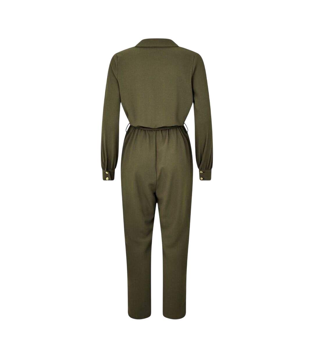 Combinaison Cocktail Femme Vert Kaki Biba-3