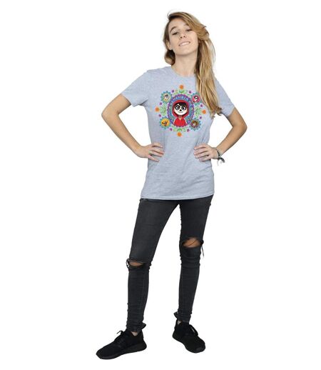 Disney - T-shirt COCO REMEMBER ME - Femme (Gris chiné) - UTBI16430