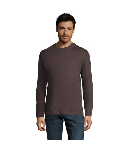 T-shirt Monarch Homme Gris Foncé Uni SOLS