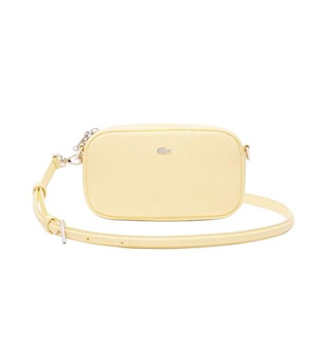 Sac à bandoulière jaune femme lacoste