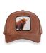 Casquette trucker en velours avec écusson animal Bull Hatfield-1
