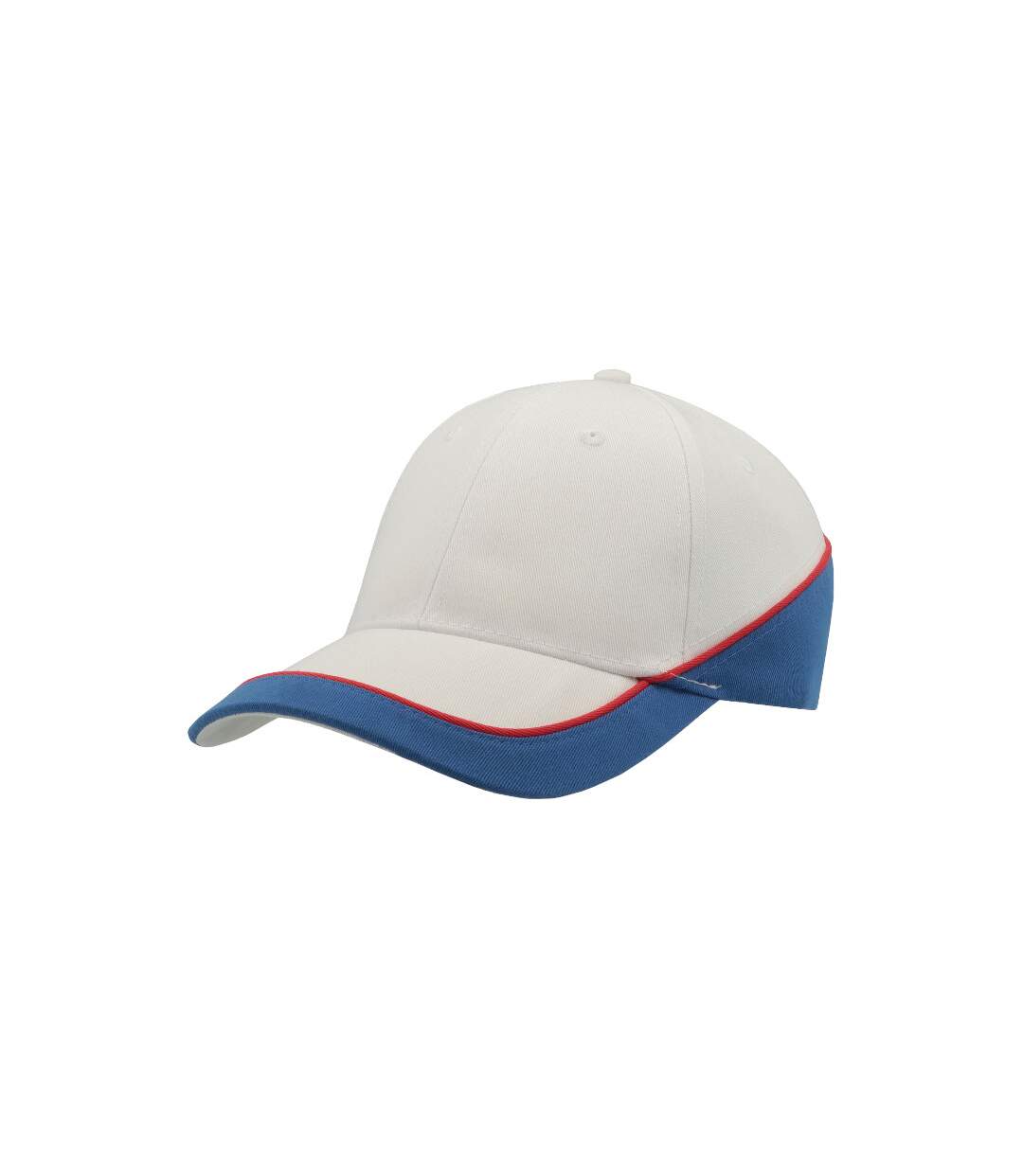 Casquette compétition racing mixte blanc / bleu roi Atlantis-1