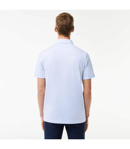 Polo Ultra Dry Homme Bleu Blanc Lacoste