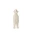 Statuette Déco en Bois Ngurah 40cm Blanc