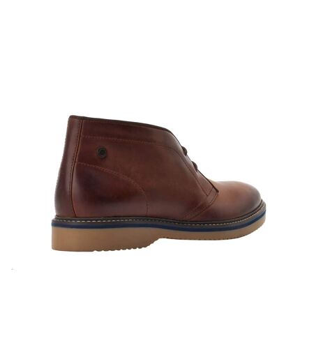 Bottines chukka brody homme marron foncé Base London