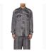 Mens Gils Denim Shirt Black Grey Diesel-1