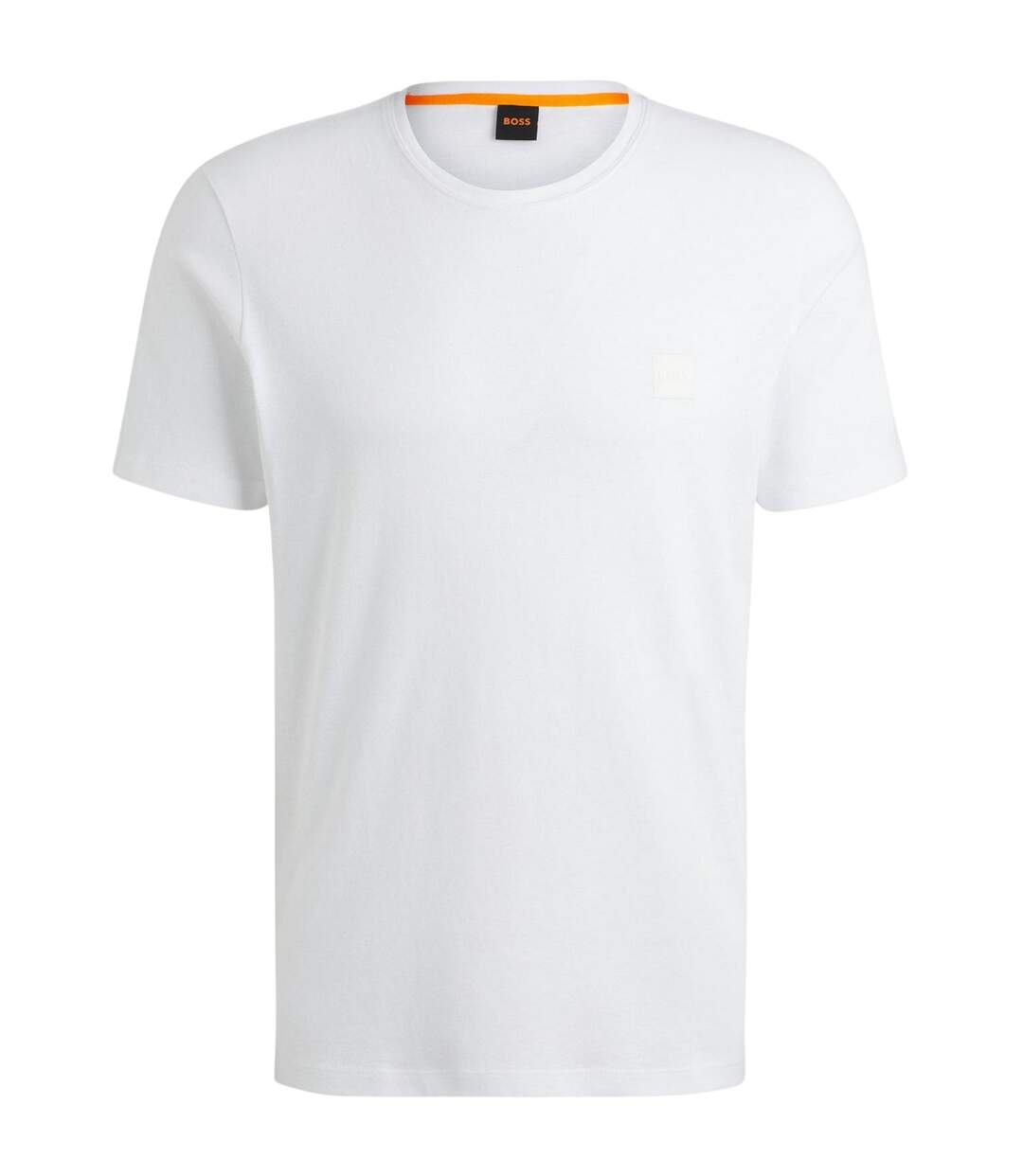T-shirt Motif/style Orange Homme Blanc Boss-2