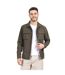 Veste-chemise Motif/style Uni Homme Vert Kaki Brave Soul-2