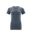 Womens/ladies Crossover T-shirt Stone Blue Mascot-1