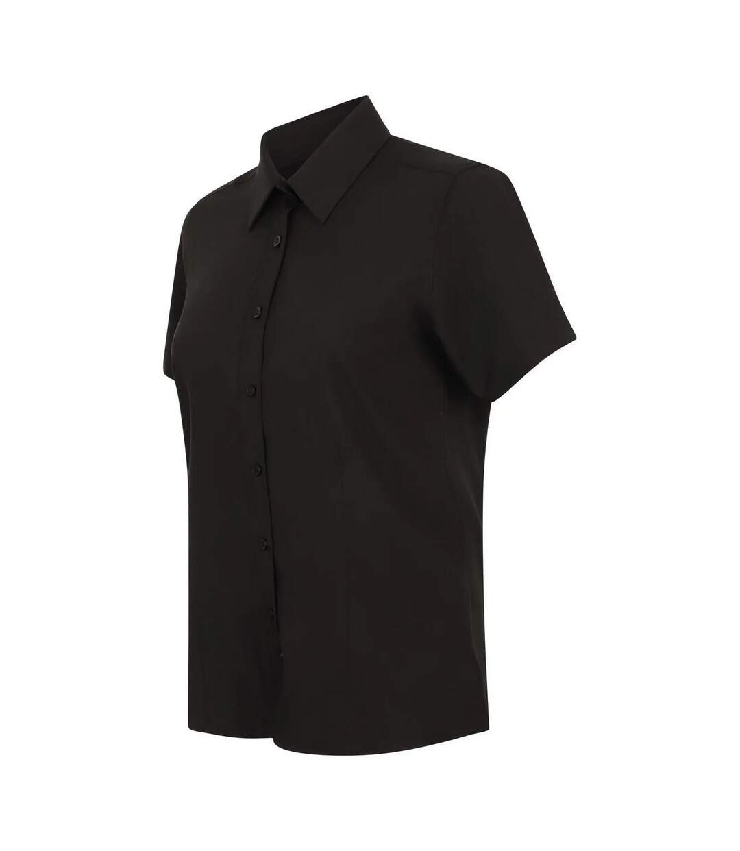 Chemisier Manches Courtes Femme Noir Henbury-3