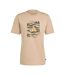 T-shirt Motif/style Logo Homme Beige Adidas-2