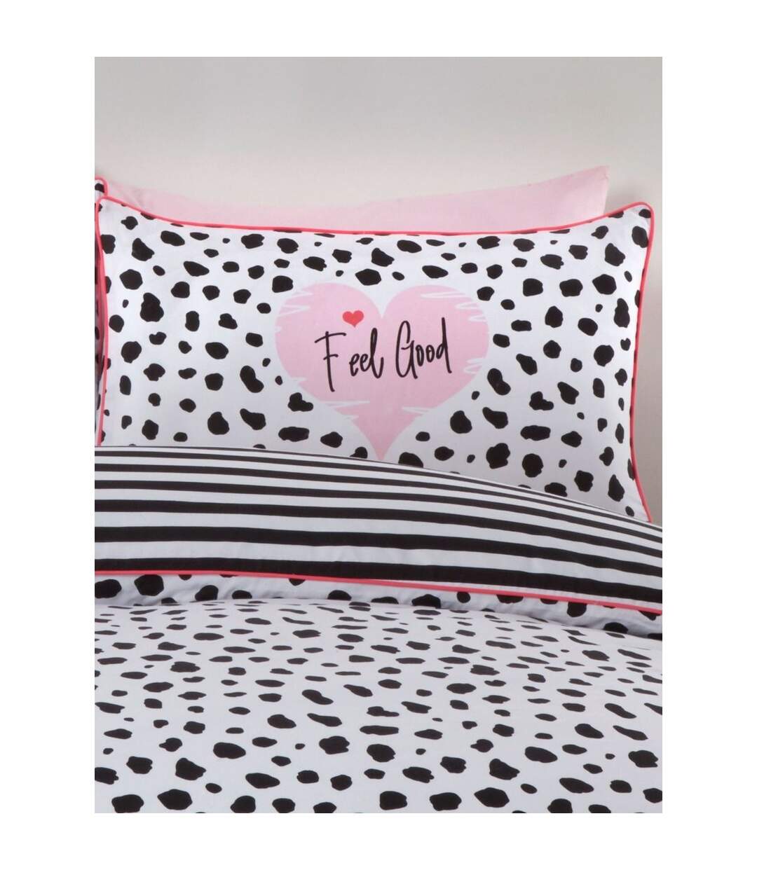 Dalmatian print duvet cover set black/white Rapport-2