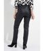 Pantalon droit enduit, semi-élastiqué-2