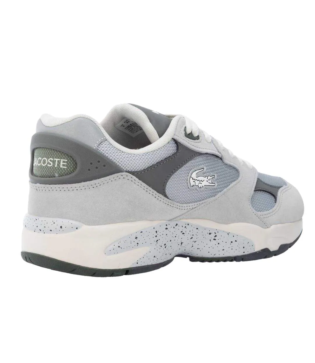 Baskets Motif/style Rétro Storm Homme Gris Lacoste-2