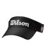Visière Motif/style Logo Brodé Adulte Noir Wilson-1