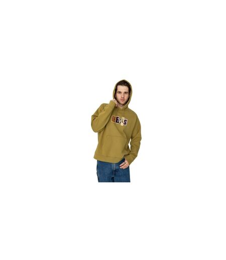 Sweat À Capuche Skate Homme Vert Kaki Foncé Levis