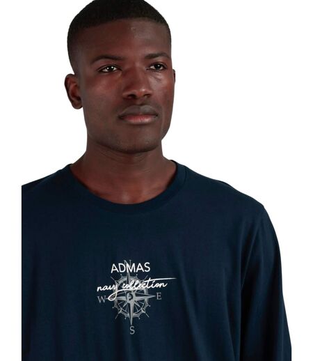 Pyjama pantalon top manches longues Navy Collection Admas