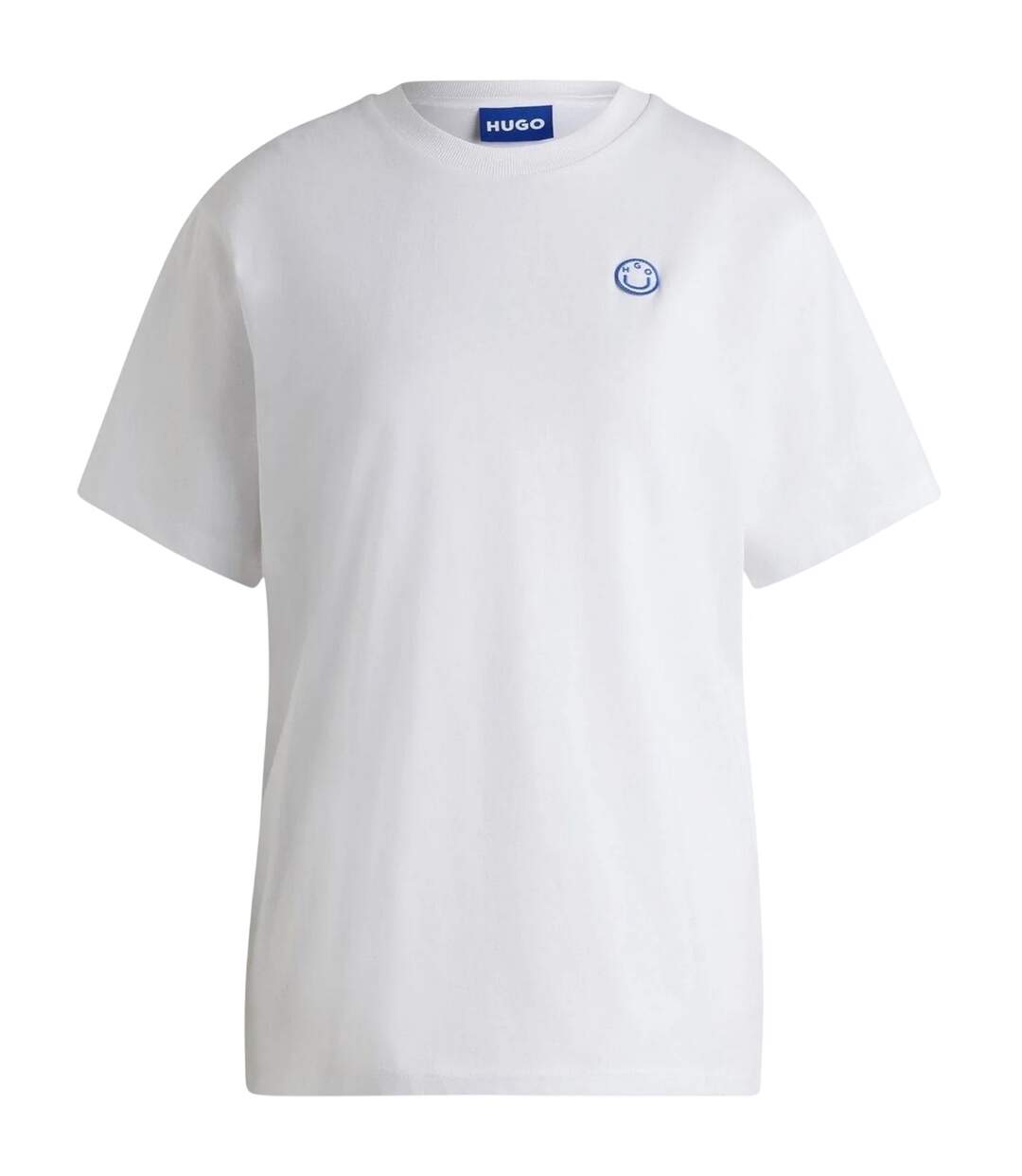 T-shirt Motif/style Logo Brodé Femme Blanc Hugo-2