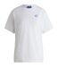 T-shirt Motif/style Logo Brodé Femme Blanc Hugo-2