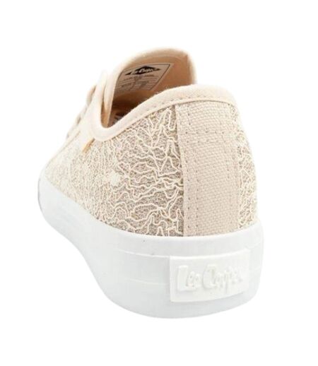 Baskets Motif/style À Motifs Femme Beige Lee Cooper