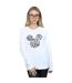 Disney Sweatshirt Mickey Mouse Animal Femme/Ladies (Blanc) - UTBI28411-2
