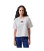 T-shirt Motif/style Drapeau Polo Femme Blanc Ralph Lauren-1