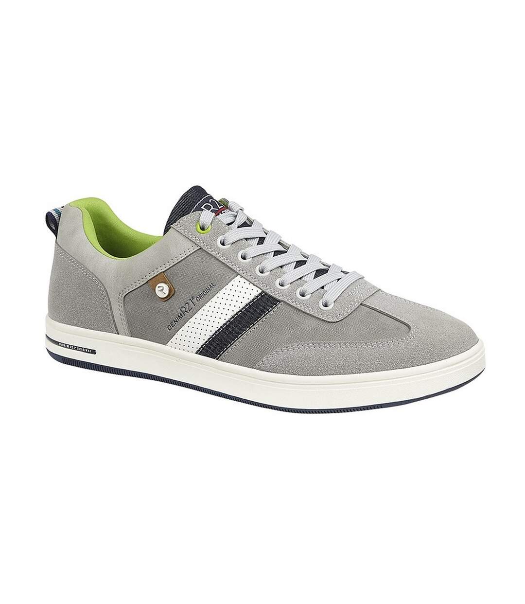 Baskets casual homme gris Route 21-1