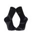 X1 paires de chaussettes noir bv sport trail ultra+ merinos-1