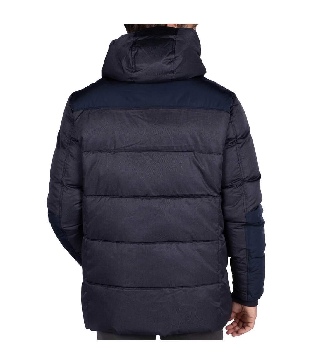 Parka team doublée fausse fourrure navy