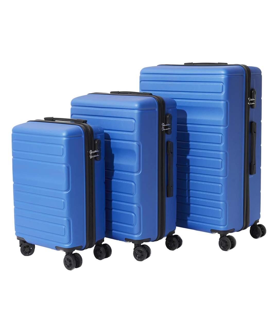 Lot de 3 Valises Acapulco 104L Bleu-1