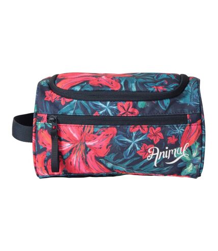 Animal Tropical Recycled Toiletry Bag (Fiery Coral) (One Size) - UTMW2734