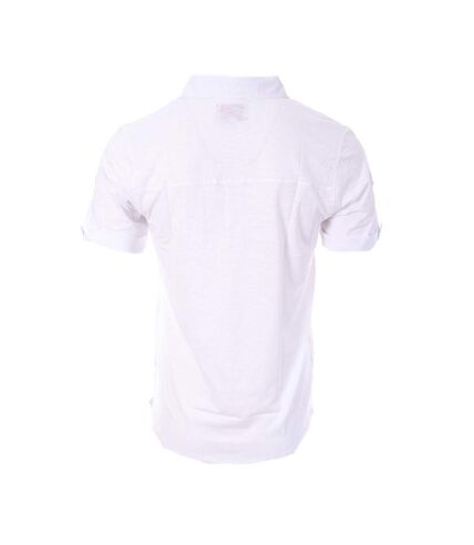 Polo Blanc Homme American People Paf - 3XL