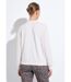 Sweat volume boite molleton brodé détail brillant-2