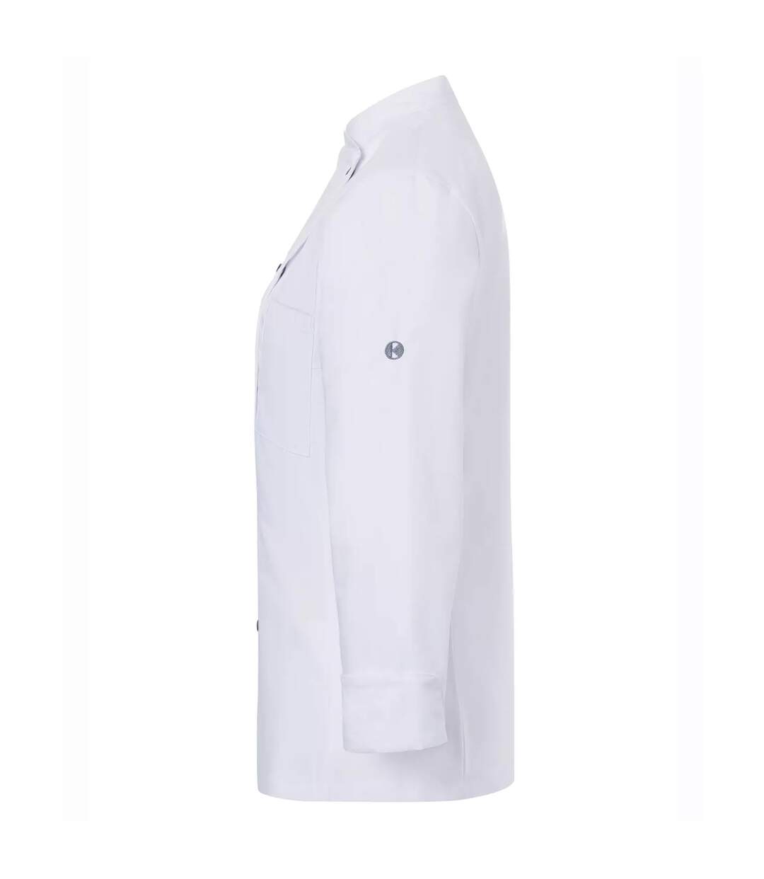 Womens/ladies Larissa Chef Jacket White Karlowsky-3