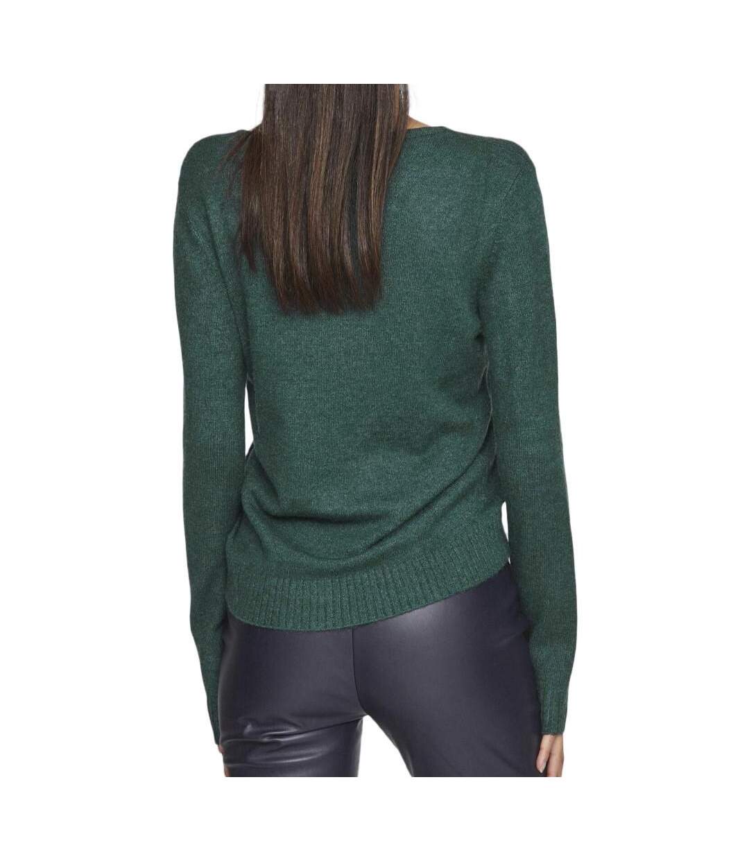 Pull Col V Vert Femme Vila 69 - L-2