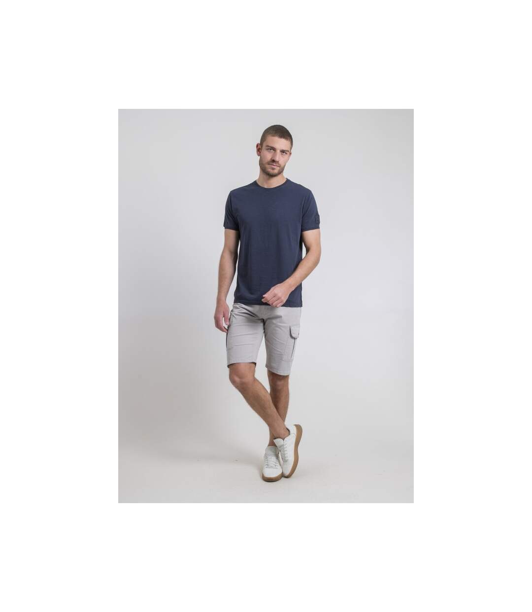 T-shirt col rond pur coton NERIGOTE-4