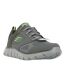 Mens track syntac coated leather trainers charcoal Skechers-1
